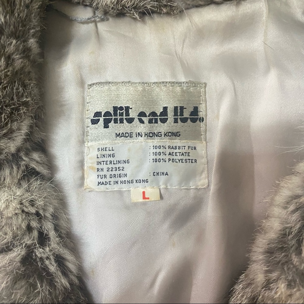 Real Rabbit Fur Coat - Picture 4 of 8